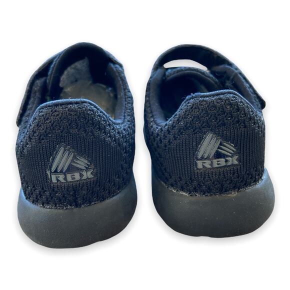 RBX Boys Shoes Size 9 Black Mesh Touch‎ Close No Tie Sneakers Tennis Shoes - Picture 4 of 7